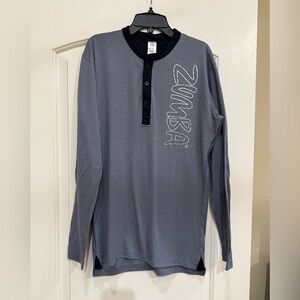 Zumba Fitness Men's Grey Long Sleeve Tee